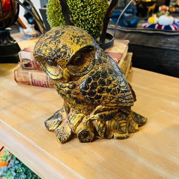 ❌SOLD❌MCM GOLD OWL - Picture 10 of 12